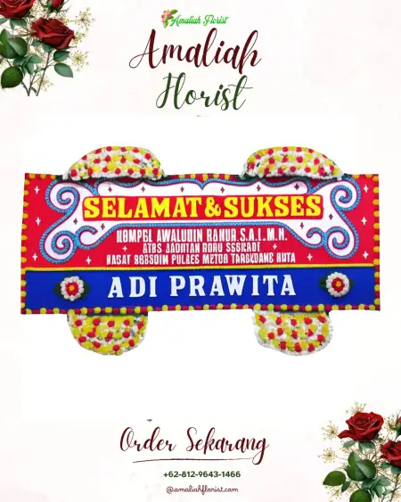 Papan Bunga Ucapan Selamat Ciruji